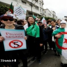 Manifestants  Alger, Algrie