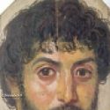Portrait d'un homme gyptien de l'Antiquit, dit portrait du Fayoum, Ier s. apres J-C.