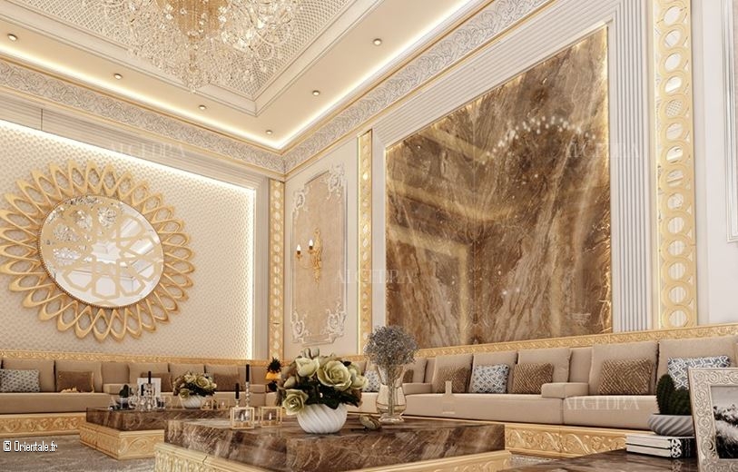 Intrieur luxueux d'un appartement arabe!