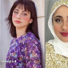 La Jordanienne Sally Al Awadi avant et aprs le hijab - 2023