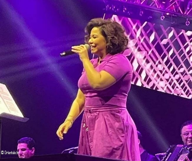 Sherine Abdel Wahab lors de son concert  Duba