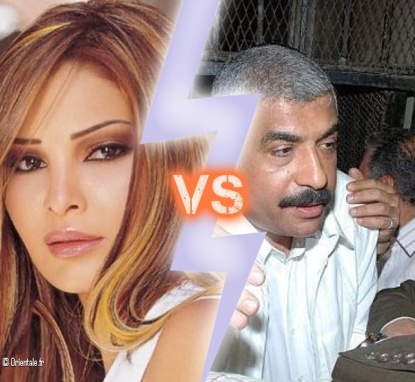 Suzanne Tamim ( gauche) versus Hisham Talaat Moustafa ( droite)