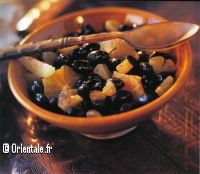 Salade aux olives noires, photo Desgrieux