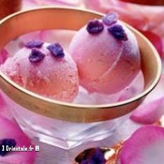 Glace a la rose