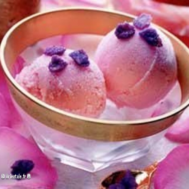 Glace a la rose