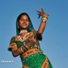 Danseuse indienne du Rajastan