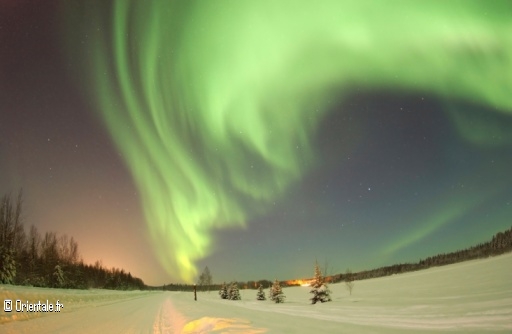 Aurore borale, Eielson Air Force Base, Alaska