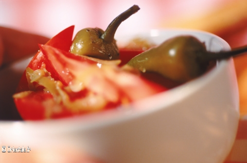 Piments en salade