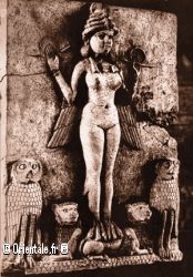 Inanna, sculpture sumérienne