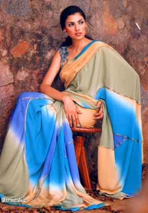 Sari indien coloré Sari indien coloré
