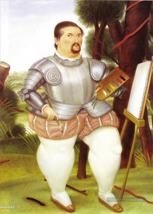 Self Portrait as Spanish Conquistador Fernando Botero