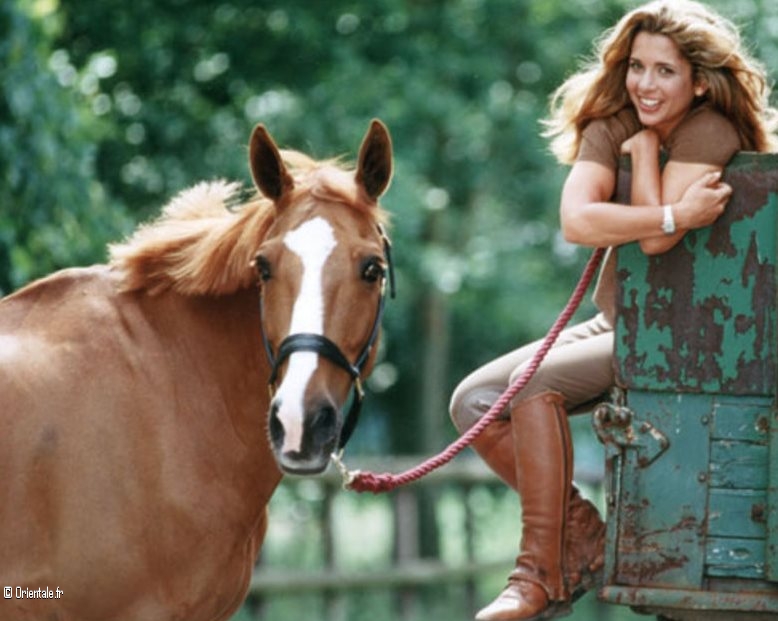 Princesse Haya passionnee de chevaux