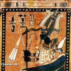 Osiris reprsent avec la peau noire car il est non vivant