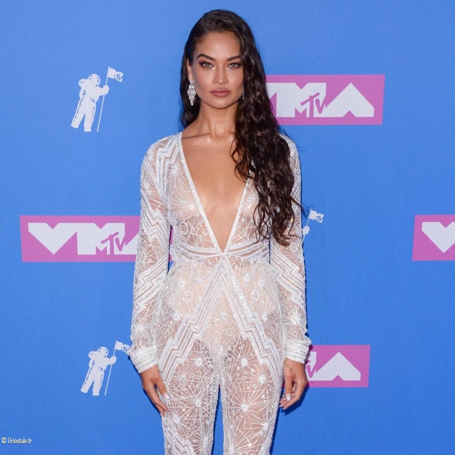 Shanina Shaik, les cheveux longs et qui brillent wow !