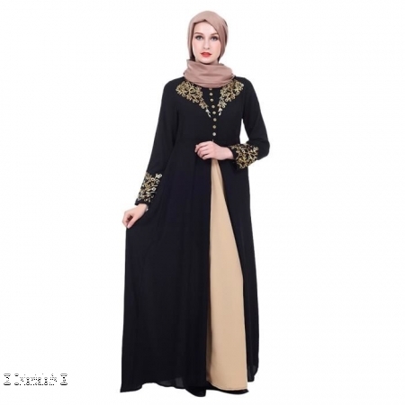 Abaya avec hijab et jilbab