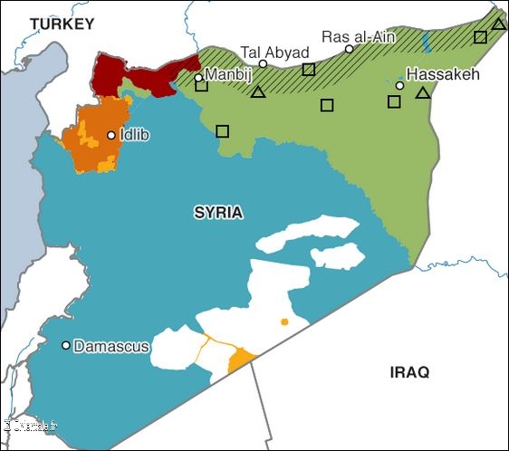 Carte du conflit