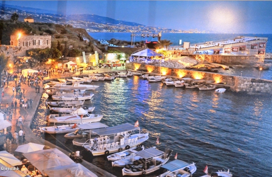 Byblos, le port de plaisance