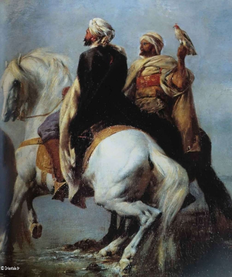 Eugène Fromentin, Tableau La chasse au faucon Eugène Fromentin, Tableau La chasse au faucon