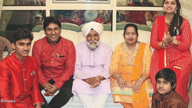 Une famille hindoue de Dubaï