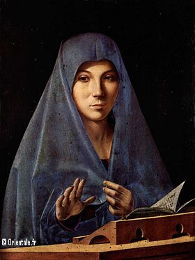 Vierge Marie tableau d'Antonello Vierge Marie tableau d'Antonello