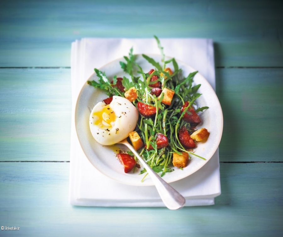 Salade et oeufs mollets Salade et oeufs mollets