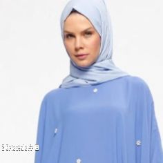 Blue abaya