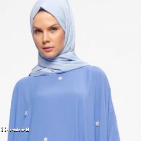 Blue abaya