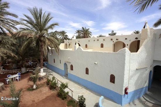 Hotel construit en architecture traditionnelle au Mzab