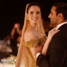 Hanaa Ben Abdesslem le jour de son mariage en Tunisie