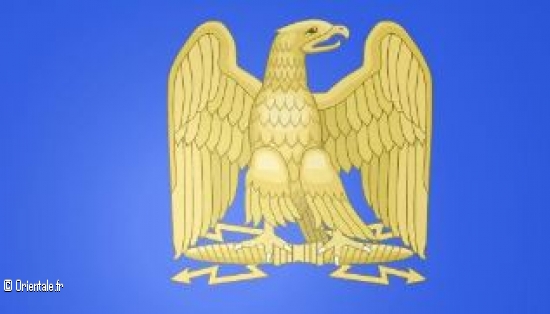 Aigle apparaissant sur le blason algérois du second empire Aigle apparaissant sur le blason algérois du second empire