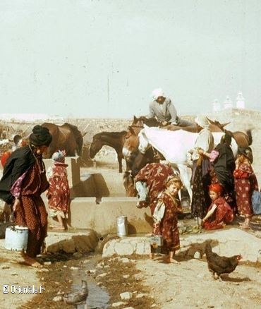 Point d'eau pour le ravitaillement d'un village