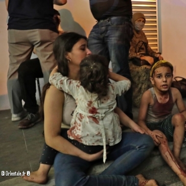 Famille de Beyrouth Liban, explosion d'aout Famille de Beyrouth Liban, explosion d'aout
