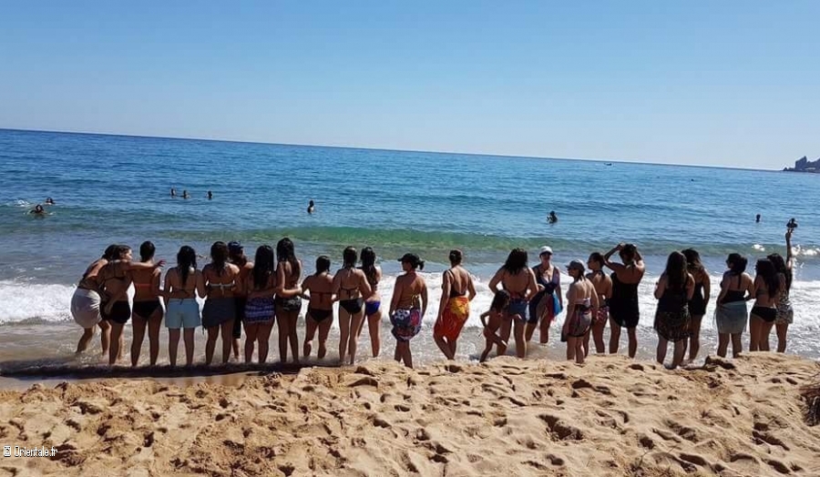 Filles algeriennes en vacances