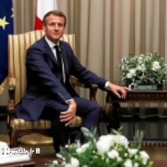Le Président Macron Liban
