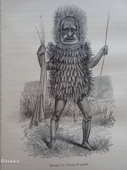 Portrait d'un kanak par Henri Rochefort Portrait d'un kanak par Henri Rochefort