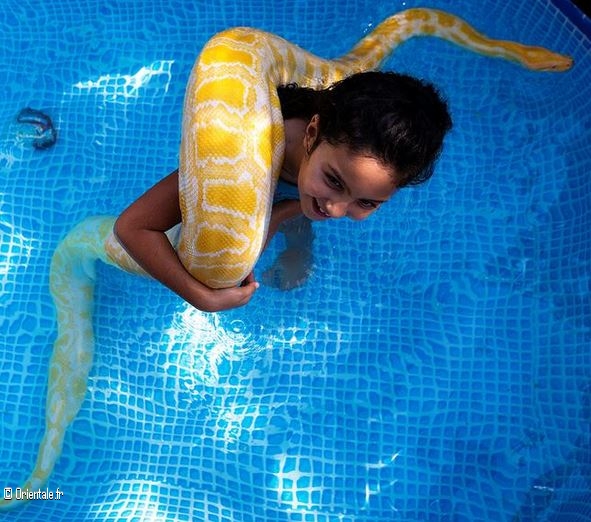 Inbar avec le serpent