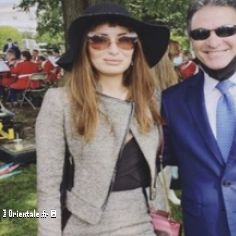 Sarah Idan (Miss Irak) avec Yossi Cohen