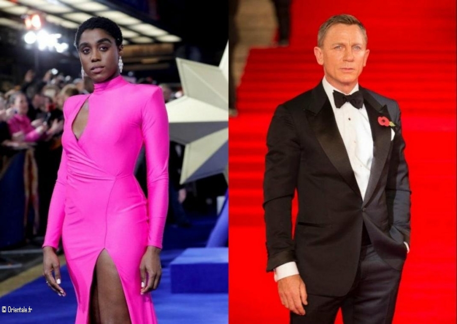 Les acteurs principaux de James Bond, Lashana Lynch et Daniel Craig Les acteurs principaux de James Bond, Lashana Lynch et Daniel Craig