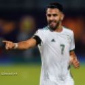 Mahrez lors de la finale contre Senegal