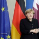 Merkel salue le cheikh Al Thani