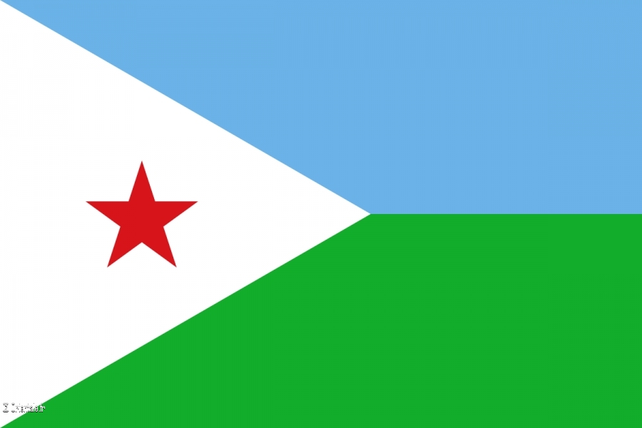 Drapeau djiboutien