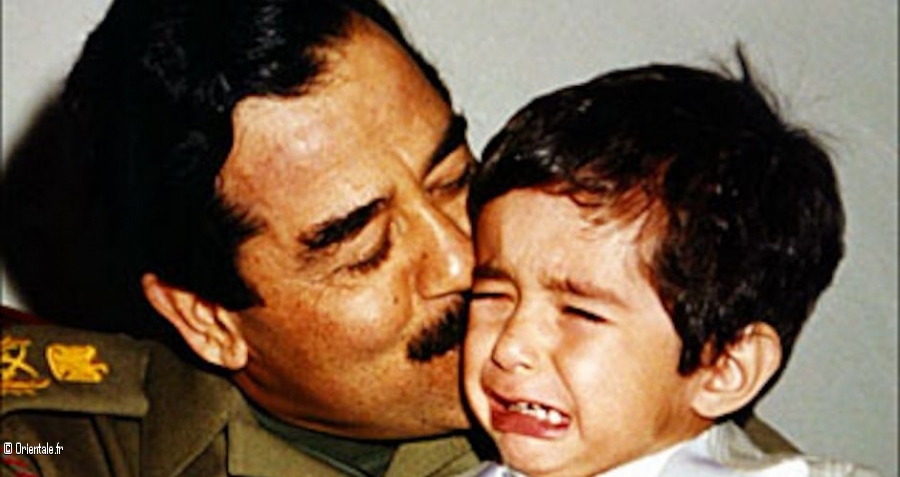 Saddam et sa fille