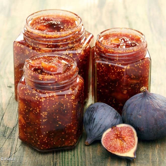 Confiture de figues violettes