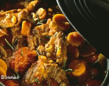 Tajine de veau aux carottes