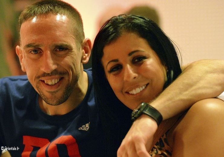 Ribéry et sa femme algérienne Ribéry et sa femme algérienne