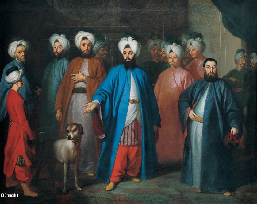 Mehmed Said Efendi et sa suite Mehmed Said Efendi et sa suite