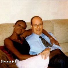 Albert de Monaco avec la Togolaise Nicole Coste