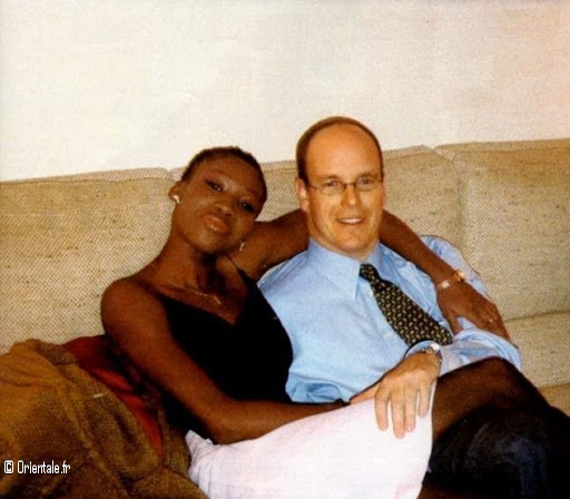 Albert de Monaco avec la Togolaise Nicole Coste