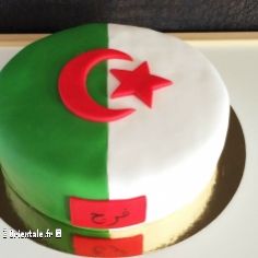 Gateau pour soutenir l'Algérie