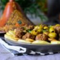 Tajine pommes de terre et boulettes de viande